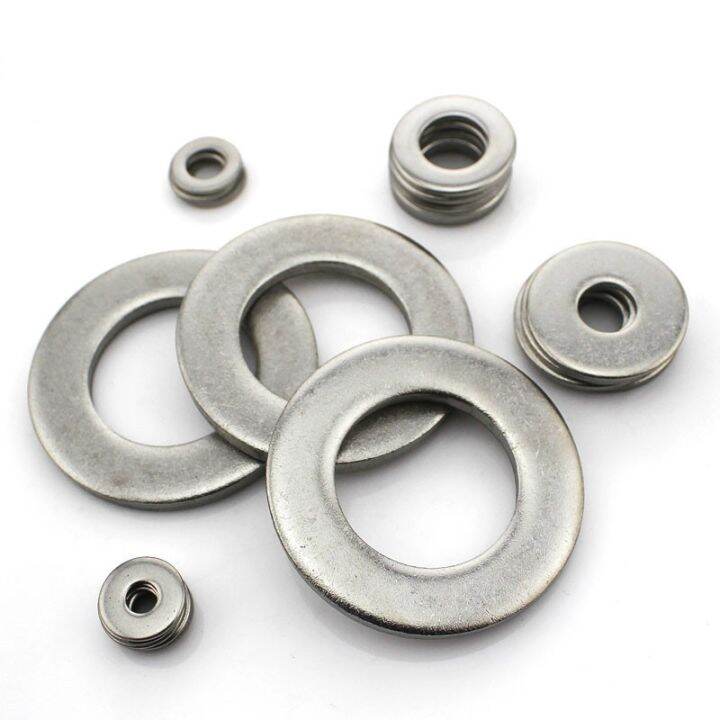 haotao-hardware-10pcs-m10-12-14-16-20-din125-304สแตนเลสขนาดเล็กด้านข้างแบนเครื่องซักผ้า-บวกเครื่องซักผ้าแบน-meson