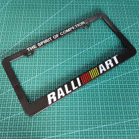 1pcs Jdm Car Usa Standard License Plate Frame Abs Plastic Modification Race Gift For Ralliart Mitsubishi Lancer Auto Accessories