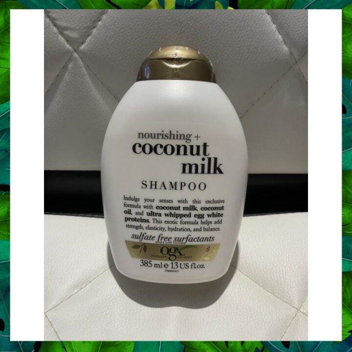OGX Nousrishing Coconut Milk Shampoo and Conditioner 385ml Lazada PH