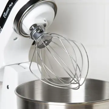 Stainless Steel Wire Whip Mixer Attachment For KitchenAid K5AWW KSM90 KSM150  Flour Cake Balloon Whisk Egg