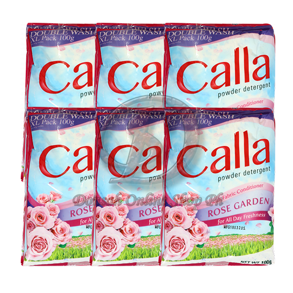 Calla Detergent Powder Rose Garden 100g 6pcs Lazada PH