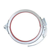 Adjustable clamp hose clamp quick release round duct clamp quick clamp barrel clamp ring SSgalvanized 80-400mm dia