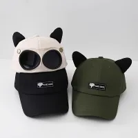 NianMiao 1pc Mens Glasses Cat Ears Cute Sunshade Adult Cap