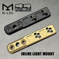 Mlok Keymod Thorntail แบบอินไลน์ที่ยึดติดไฟสำหรับ Surefire M300 M600ไฟลูกเสือยุทธวิธีอุปกรณ์ไฟฉายฐานภูเขาที่ยึดติดไฟ