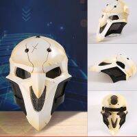 Steam Game OW Resin Mask Cosplay Overwatch Horror Death Gabriel Reyes Reaper Helmet Halloween Masquerade Party Costume Prop Gift