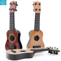 WT【ready stock】25cm Ukulele Toy 4-string Small Guitar Model Children Early Music Enlightenment Musical Instrument Gifts【cod】