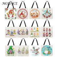 Reusable Shopping Bag Women Tote Bags Cartoon Dwarf Printing Eco-friendly Bag Shopper Shoulder Handbag Streetwear