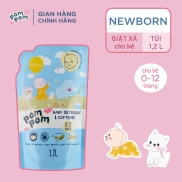 Túi Nước Giặt Xả Em Bé Pom Pom Newborn Kháng Khuẩn Dịu Nhẹ Cho Bé từ 0
