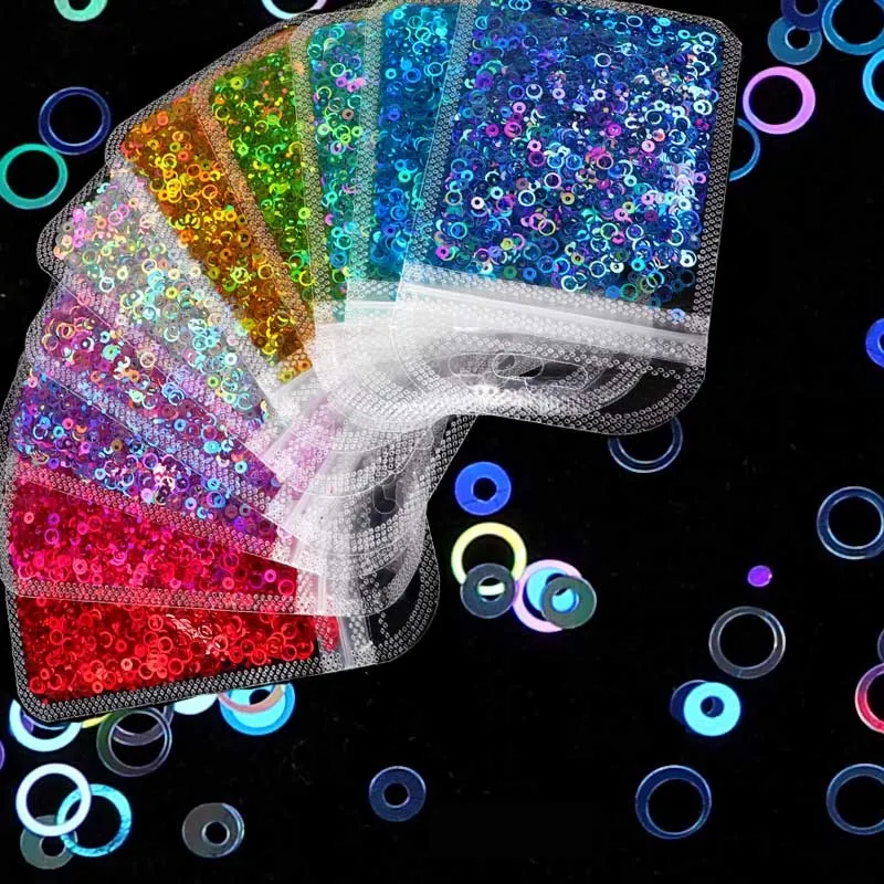 Holographic Laser Star Shape Sequins Glitter For Resin Shaker