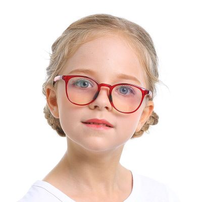 แว่นเด็ก แว่นตาเด็ก แว่นตากรองแสงสีฟ้าถนอมสายตาสำหรับเด็ก 5160 เด็กอายุ 5-15 ปี#s s shop