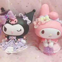 15เซนติเมตร Sanrio Kawaii แอ็คชั่น Kuromi Melody ของฉัน Figurines อะนิเมะการ์ตูนรูปแบบการเก็บรูปปั้นกุหลาบยุติธรรมชุดตุ๊กตาของเล่น Gif