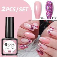 UR SUGAR Gel Polish Set Christmas Snowflake Winter Color Glitter Sequins Matte Effect Gel Long Lasting Nail Art Design