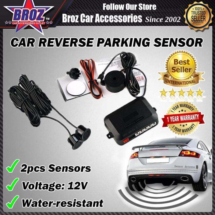 2-Eyes Accuracy Car Parking Reverse Sensor Rear Sensor System- BLACK ...