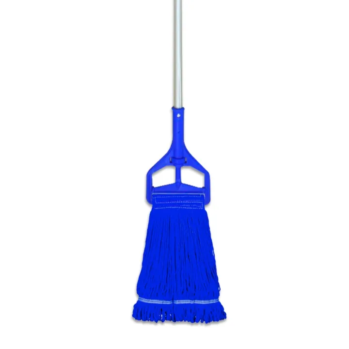 Kleensafe Colored Mop Head with Aluminum Handle Set, Duo Set Cleaning