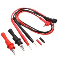 【】 0nlineshopbd 4pc10A Probe Test Leads Pin + คลิปจระเข้สำหรับ Digital Multimeter Needle Tip เมตร Meter Tester Probe Lead Probe สายไฟสายไฟ