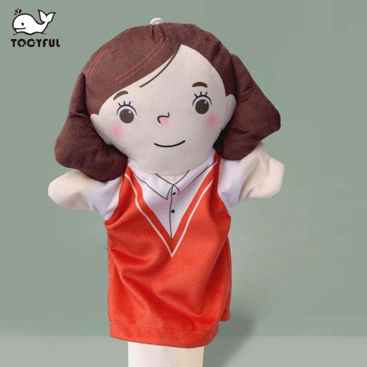 TOOYFUL Family Hand Puppets Head Gloves Movable Open Mouth Finger