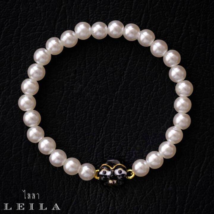 leila-amulets-พรานบุญ-รุ่นพิเศษ-baby-leila-collection-สีดำ-พร้อมกำไลสวยงามตามรูป