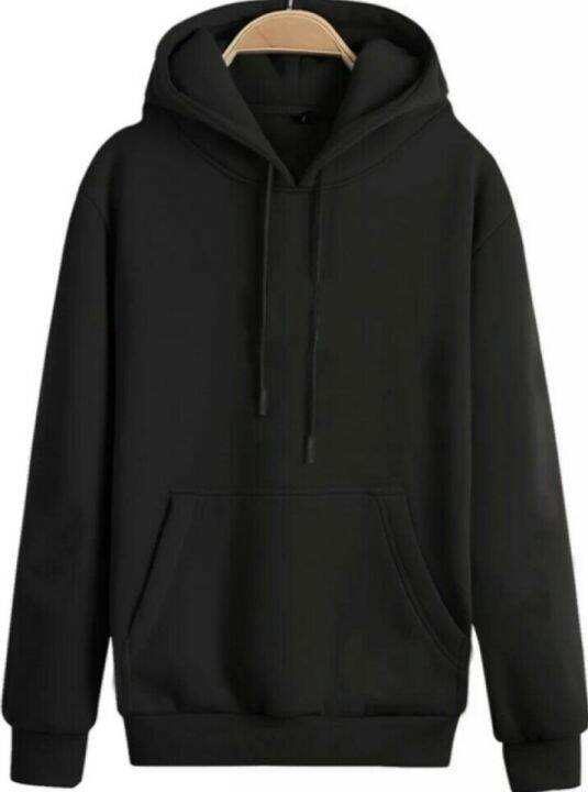 COD - HOODIE HITAM POLOS - SWEATER POLOS OVERSIZE - JAKET DISTRO NATURAL M  L XL XXL | Lazada Indonesia