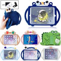 Kids Cute Cartoon Space Astronaut Dinosaur Shockproof Tablet Case For iPad mini Air Pro 1 2 3 4 5 6 7 8 9 9.7 10.2 10.5 10.9 11 Bag Accessories