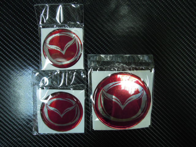 สติ๊กเกอร์-เทเรซิ่นนูนอย่างดี-วงกลม-logo-mazda-logo-โลโก้-มาสด้า-ติดรถ-แต่งรถ-sticker-ติดดุมล้อ-ดุมล้อ-ติดพวงมาลัย-พวงมาลัย