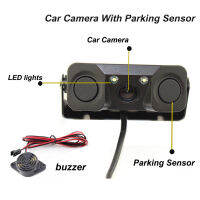 3 In 1 Universal Parking Sensor For Car Camera Radar Image Alarm Sound Parking Sensor Led Reversing Radar Detector