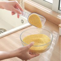 ♟☌✘ Household Rice Spoon Multifunctional Large Capacity Spoon for Kitchen Pet Food Scoop With a Sealing Clip Design Durable CLH 8