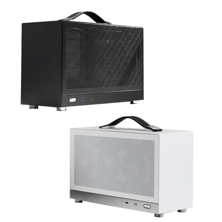 Casing Komputer PC Portabel dan Kokoh Mini ITX Casing PC Desktop untuk ...