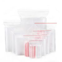 【hot】 100pcs/pack Jewelry Ziplock Reusable Transparent Food Storage Plastic Dust Cover Thickness 0.05mm