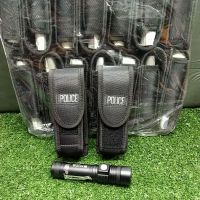 ( Promotion+++) คุ้มที่สุด ซองใส่ไฟฉาย Police สีดำ ราคาดี ไฟฉาย แรง สูง ไฟฉาย คาด หัว ไฟฉาย led ไฟฉาย แบบ ชาร์จ ได้