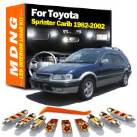 MDNG Canbus โคมไฟในร่มสำหรับ Toyota Sprinter Carib 1982-1997 1998 1999 2000 2001 2002รถหลอดไฟ LED ภายในแผนที่โดมชุดไฟ