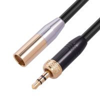 3.5mm to Mini XLR Cable  Balanced 1/8 inch Mini Jack TRS Stereo Male to Mini XLR Male Microphone  Cable Cables