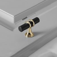 Nordic Cabinet Door Handle Black Gold Wardrobe Cupboard Knobs Pulls and Handles for Drawers Modern Furniture Handle Hardware