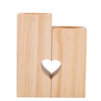 Unique Candle Holder Sticks Wedding Dining Table Decor, DIY Arts and Crafts Heart Candle Holders for Party Gifts