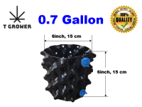 Air Pot (0.7 Gallon) กระถางแอร์พอทปลูก420 (Airpot) Diameter 15*15 cm (Black)