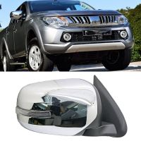 สำหรับ Mitsubishi Triton L200 2015 2016 2017 2018ชุดประกอบเคสโทรศัพท์กระจกมองหลังด้านข้างตัวขยายโครเมี่ยม