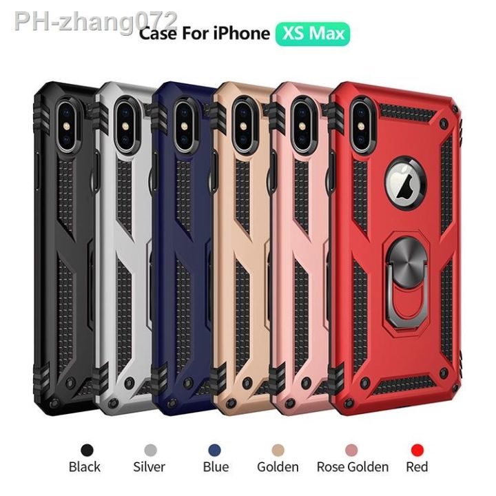 shockproof-rugged-armor-case-for-iphone-xr-xs-max-x-6-6s-7-8-plus-finger-magnetic-ring-hard-holder-protective-phone-cover-case