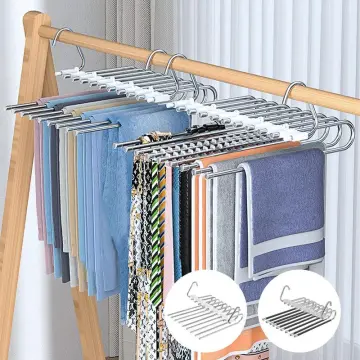 Emuca Wardrobe side mounting Self trouser rack Right hand Chrome plated  Steel and Plastic and Aluminium 1 ut