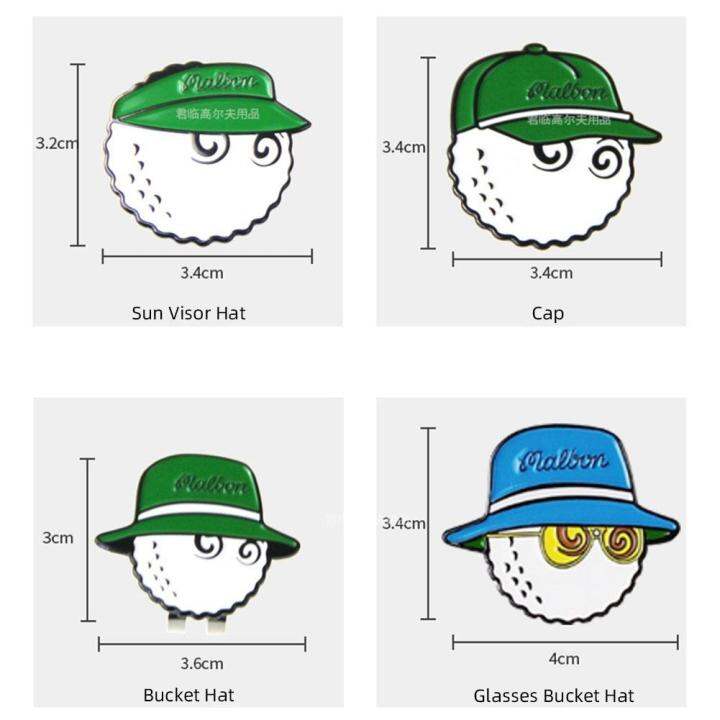0-1ชิ้นคลิปแม่เหล็กติดหมวกกอล์ฟคลิปหนีบหมวกกอล์ฟตัวหนีบแม่เหล็กโลหะที่ถอดออกได้ตำแหน่งลูกกอล์ฟหลากหลายสไตล์มาร์คเกอร์ลูกกอล์ฟส่งสินค้า
