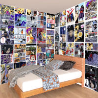 Japanese color anime 21x30cm 203040pcs wall stickers manga wall anime wallpaper print anime stickers teen room decor