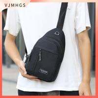 VJMHGS การเดินทางการเดินทาง กิจกรรมกลางแจ้งกลางแจ้ง กันน้ำกันน้ำได้ ป้องกันการโจรกรรม พร้อมรูหูฟัง กระเป๋าสะพายไหล่แบบมีสาย กระเป๋า Crossbody แพ็คหน้าอก