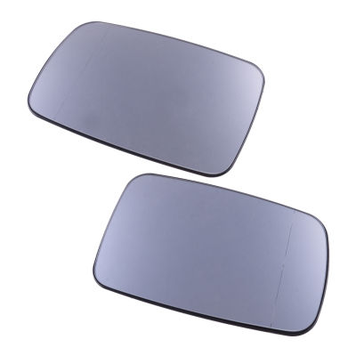 811 1 Pair Car Wing Door Heated Mirror Glass White Rear View Convex fit for BMW 5 series E39 7 series E38 812
