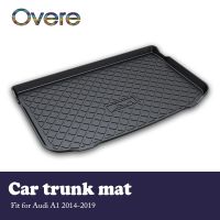 1Set Car Cargo rear trunk mat For Audi A1 2014 2015 2016 2017 2018 2019 Waterproof mat Anti-slip carpet Car Rear Trunk Tray Cargo Boot Liner Mat Floor Protector Carpet Mud Kick Accessories