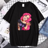 เจ้าหญิง Punk Ariel T เสื้อเจ้าหญิง Kawaii หญิง Harajuku Ulzzang ชายเสื้อยืด Grunge Aesthetic Graphic Tshirt 90S Tops แฟชั่น