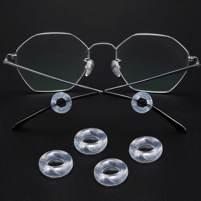 10คู่/ชุดแว่นตากันแดดทรงกลมยึดปลายซิลิโคนป้องกันการลื่น Comfort แว่นตาที่ยึดแขนตะขอเกี่ยวหูสำหรับแว่นตา