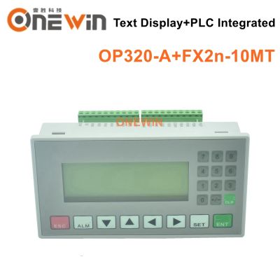 ๑卍 OP320-A Text Display PLC All In One With Programmable Controller Integrated FX2N-10MT
