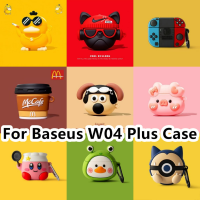 READY STOCK! for Baseus W04 Plus Case  Cartoon Series Shiba Inu for Baseus W04 Plus Casing Soft Earphone Case Cover