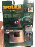 SOLEX กุญแจล็อค รุ่น CU 50 ใช้คล้องประตู รั้ว อาคาร หนาแน่นมาก