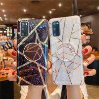 S21 Samsung Galaxy หินอ่อนที่ประกบกันชุบ S21เป็นพิเศษเคสโทรศัพท์ TPU แบบน่ม S21 FE ใส่ฝามีขาตั้ง