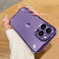 [Hot K] เคสโทรศัพท์แบบใสชุบสี่เหลี่ยมหรูหราสำหรับ iPhone 14 13 12 11 Pro Max Mini XR XS 7 8 Plus SE 3กรอบซิลิโคนนิ่มกันกระแทก