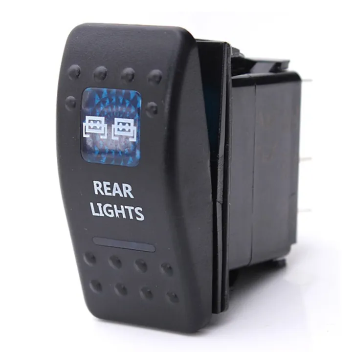 1x 12V 20A Car Rote LED SPST Kippschalter Kippschalter EIN/AUS Auto